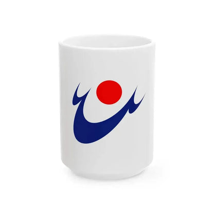 Flag of Hioki Kagoshima (Japan) White Coffee Mug 15oz - Go Mug Yourself
