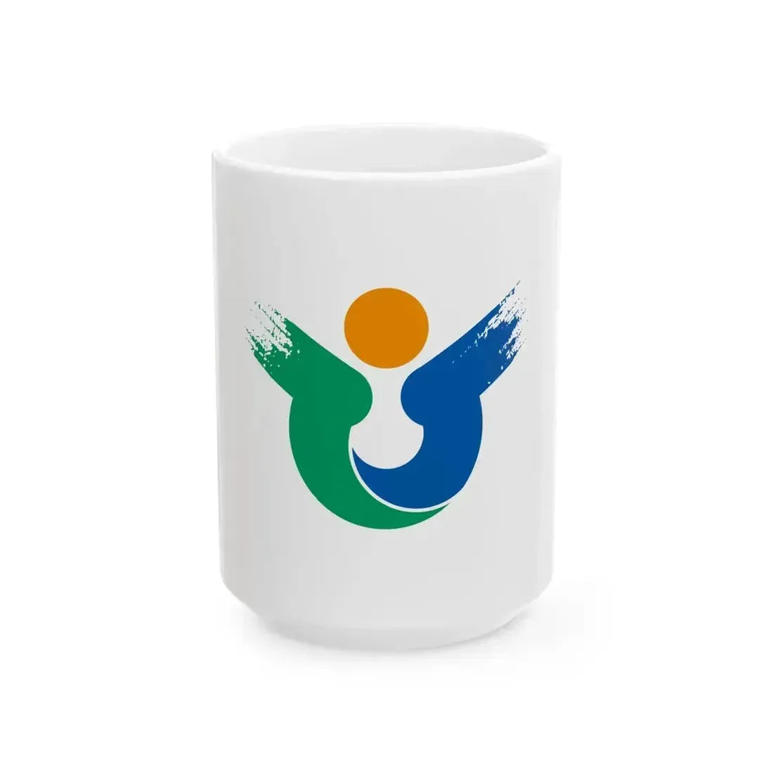 Flag of Hirado Nagasaki (Japan) White Coffee Mug 15oz - Go Mug Yourself