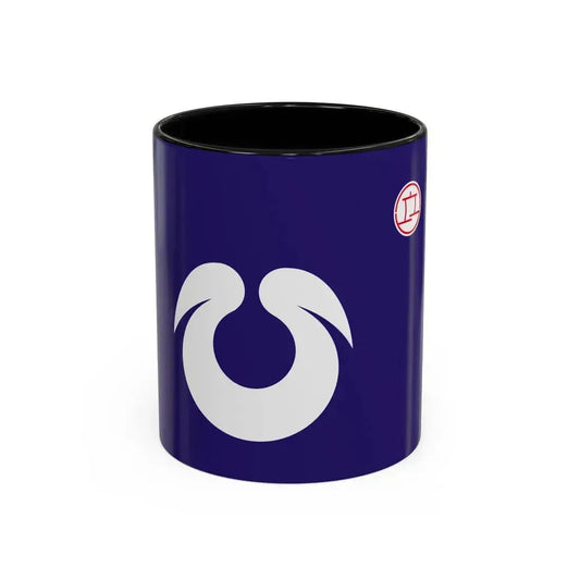 Flag of Hirakata Osaka Japan - Accent Coffee Mug 11oz Black - Go Mug Yourself