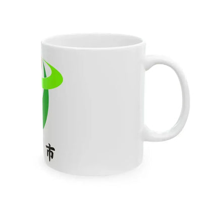 Flag of Hirakawa Aomori (Japan) White Coffee Mug - Go Mug Yourself