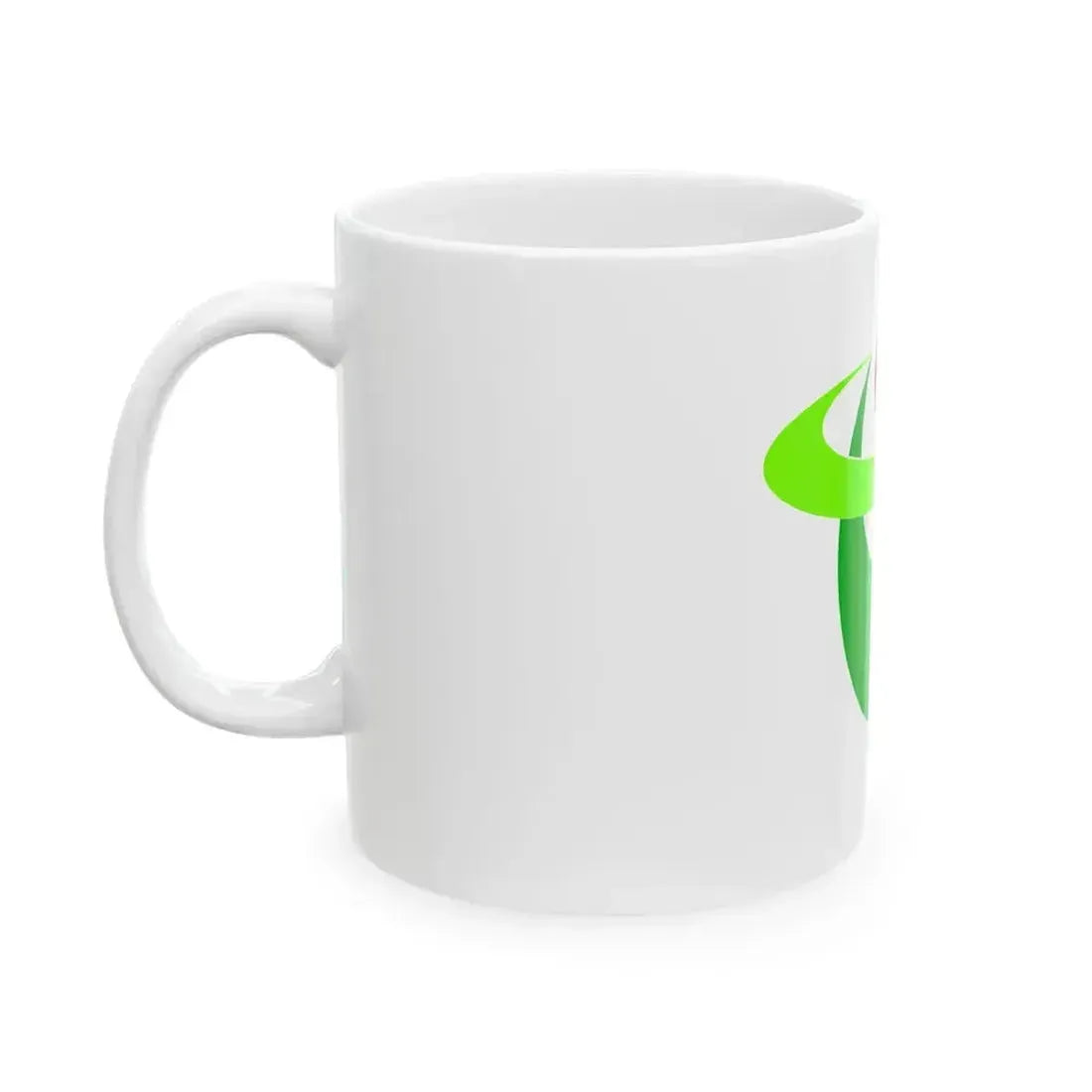 Flag of Hirakawa Aomori no logo (Japan) White Coffee Mug - Go Mug Yourself