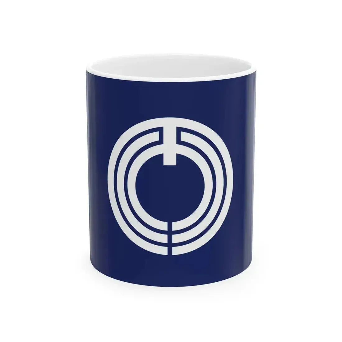 Flag of Hiratsuka Kanagawa (Japan) White Coffee Mug 11oz - Go Mug Yourself