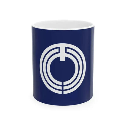 Flag of Hiratsuka Kanagawa (Japan) White Coffee Mug 11oz - Go Mug Yourself