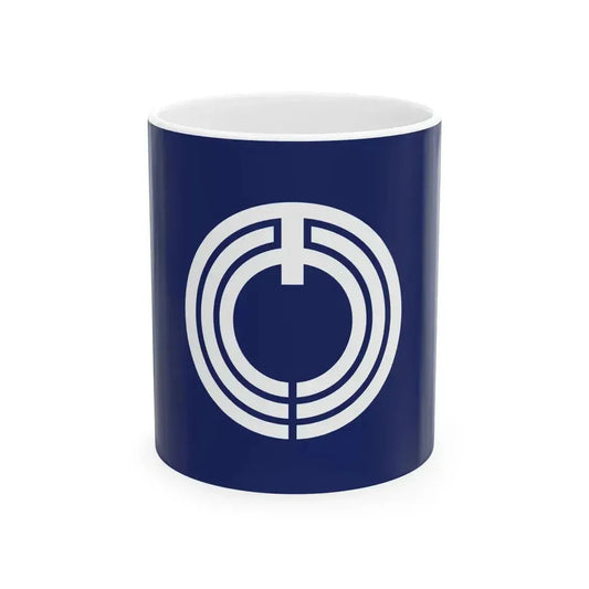 Flag of Hiratsuka Kanagawa (Japan) White Coffee Mug 11oz - Go Mug Yourself