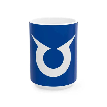 Flag of Hirogawa Wakayama (Japan) White Coffee Mug 15oz - Go Mug Yourself