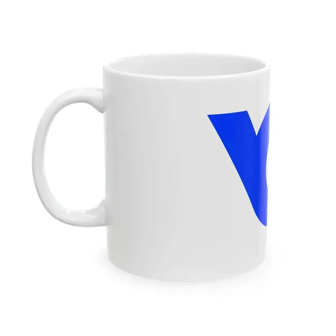 Flag of Hirokawa Fukuoka (Japan) White Coffee Mug - Go Mug Yourself