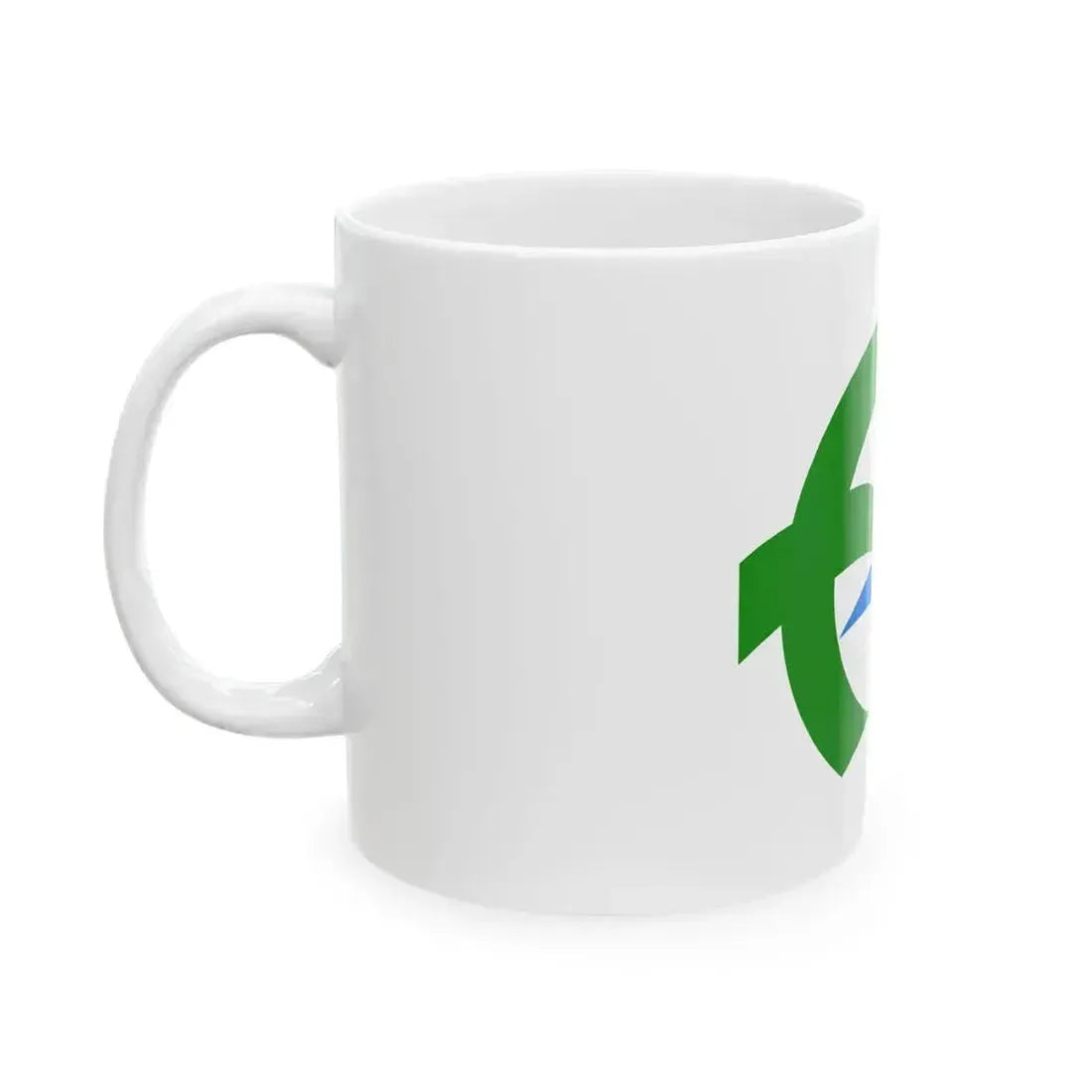 Flag of Hirono Iwate (Japan) White Coffee Mug - Go Mug Yourself