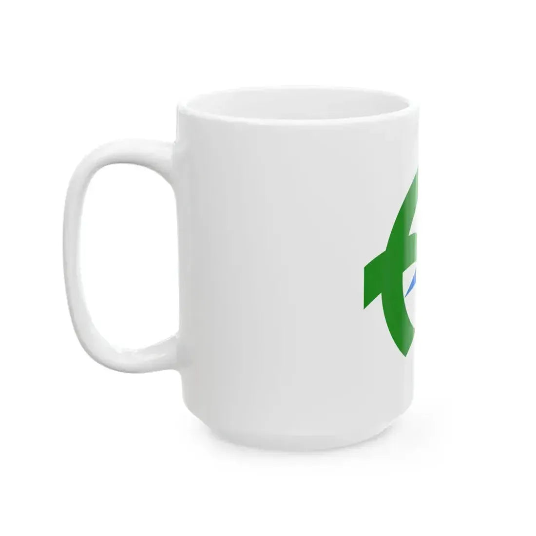 Flag of Hirono Iwate (Japan) White Coffee Mug - Go Mug Yourself