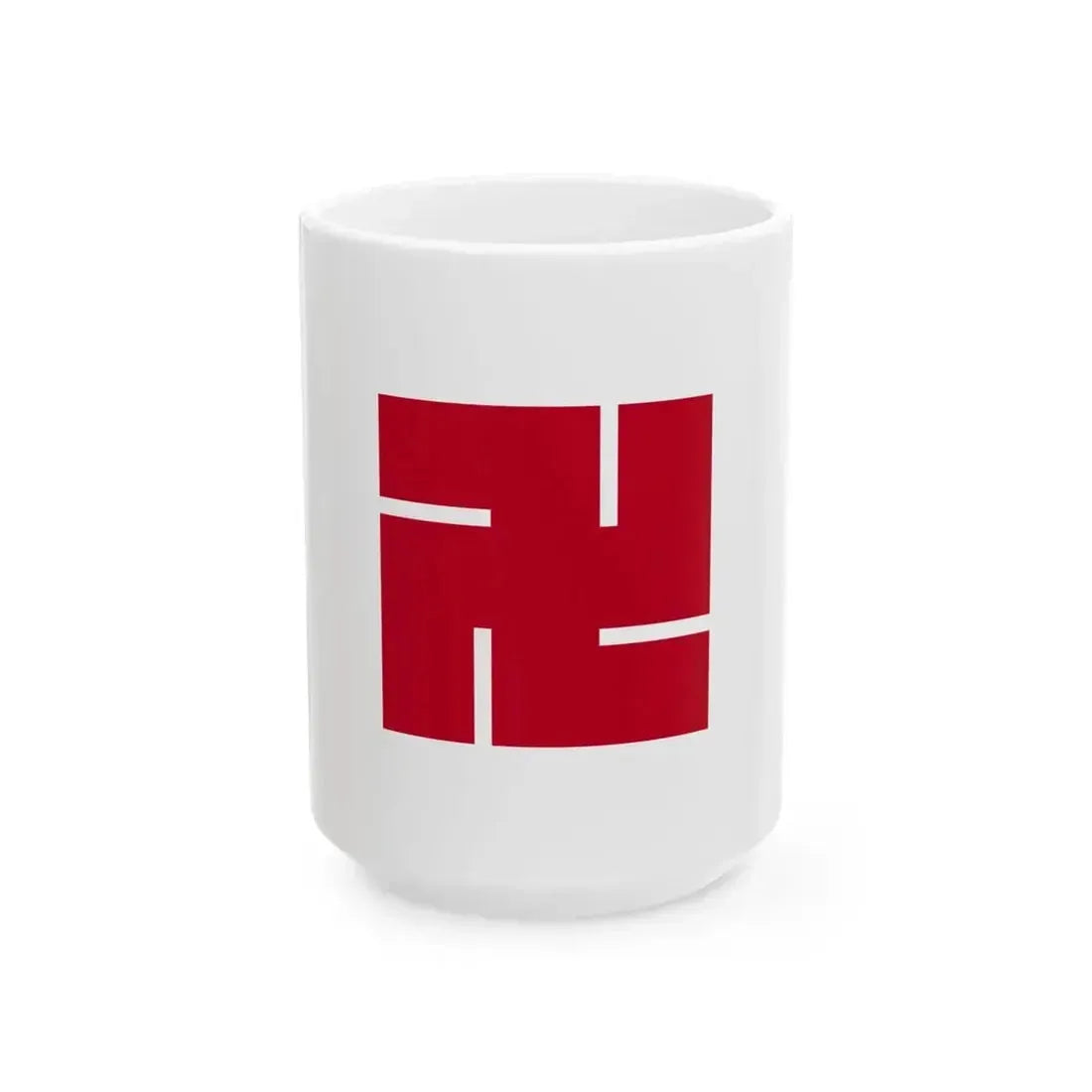 Flag of Hirosaki Aomori (Japan) White Coffee Mug 15oz - Go Mug Yourself