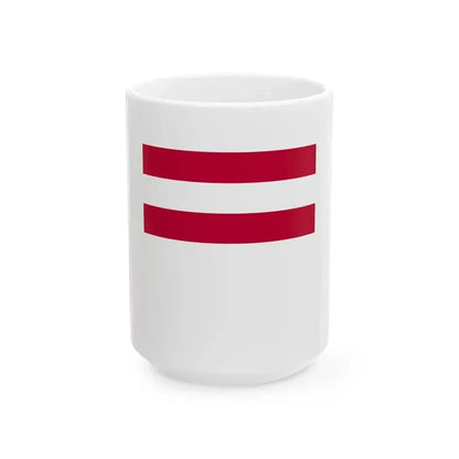 Flag of Hiroshima domain (Japan) White Coffee Mug 15oz - Go Mug Yourself