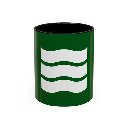 Flag of Hiroshima Hiroshima Japan - Accent Coffee Mug 11oz Black - Go Mug Yourself
