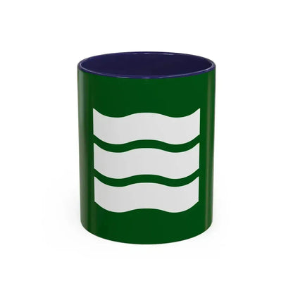Flag of Hiroshima Hiroshima Japan - Accent Coffee Mug 11oz Navy - Go Mug Yourself