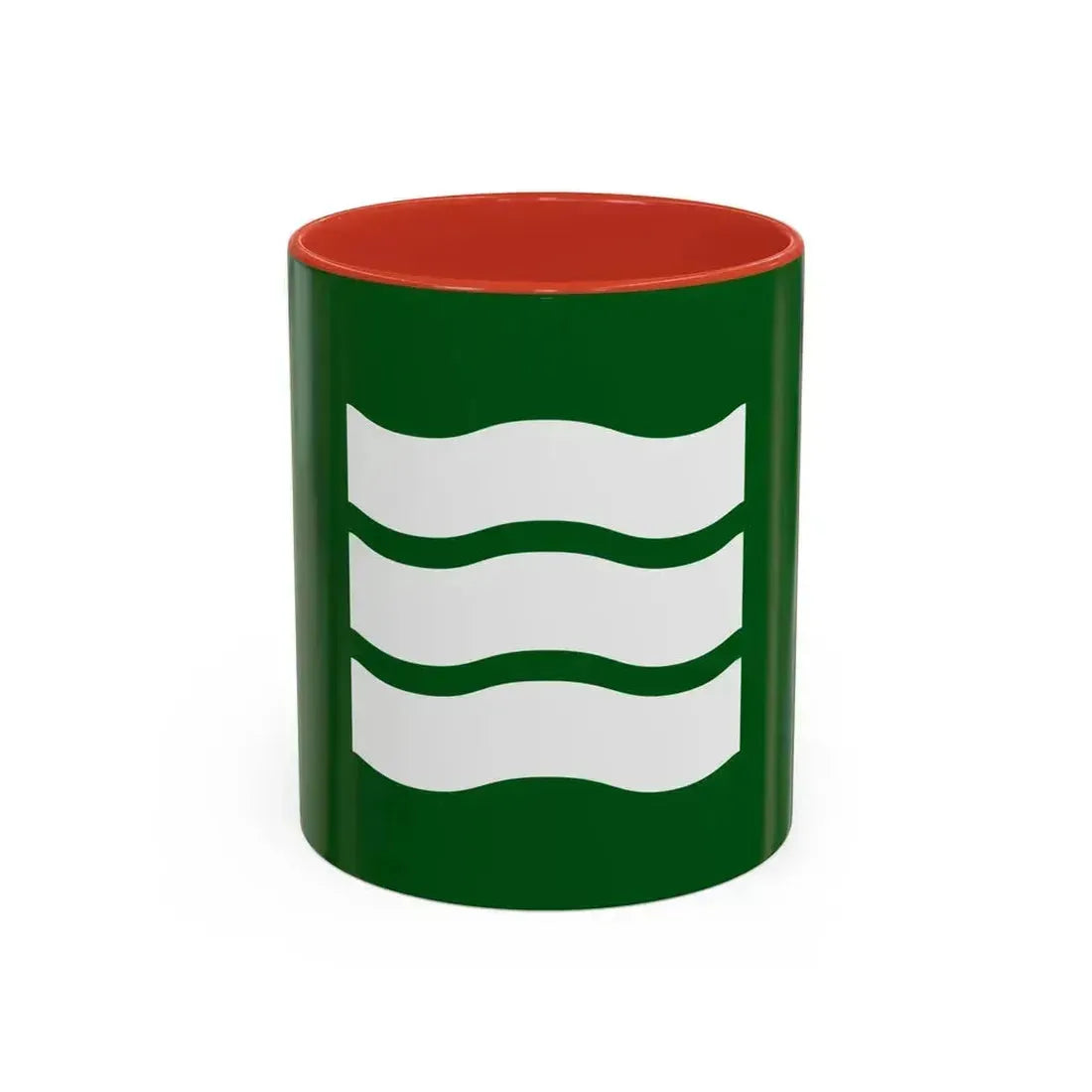 Flag of Hiroshima Hiroshima Japan - Accent Coffee Mug 11oz Red - Go Mug Yourself