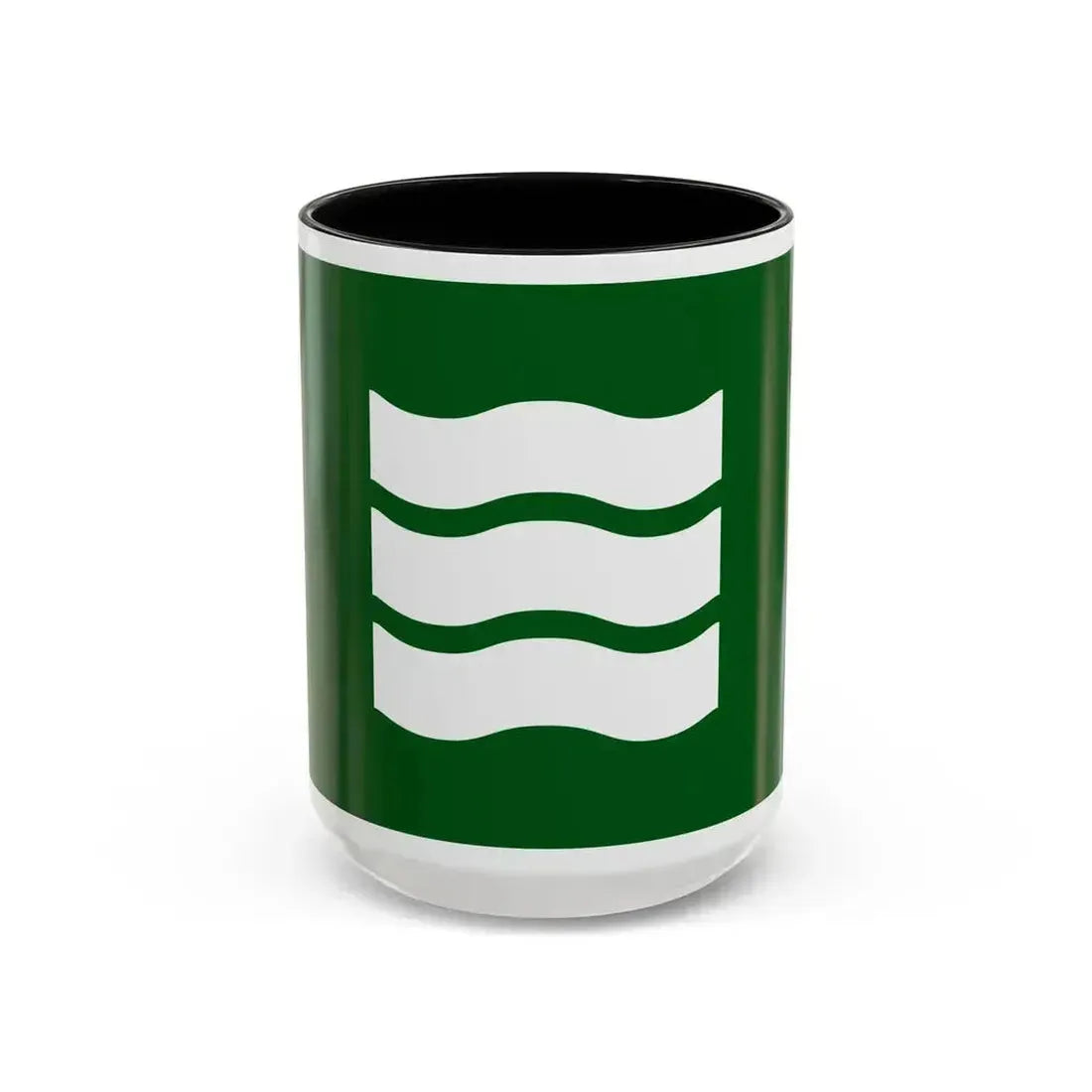 Flag of Hiroshima Hiroshima Japan - Accent Coffee Mug 15oz Black - Go Mug Yourself