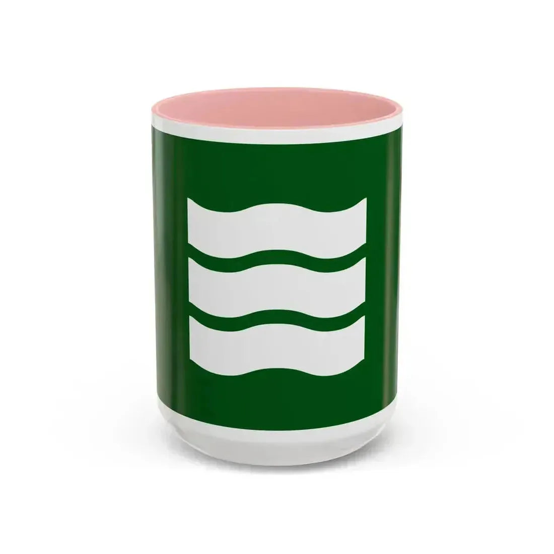 Flag of Hiroshima Hiroshima Japan - Accent Coffee Mug 15oz Pink - Go Mug Yourself