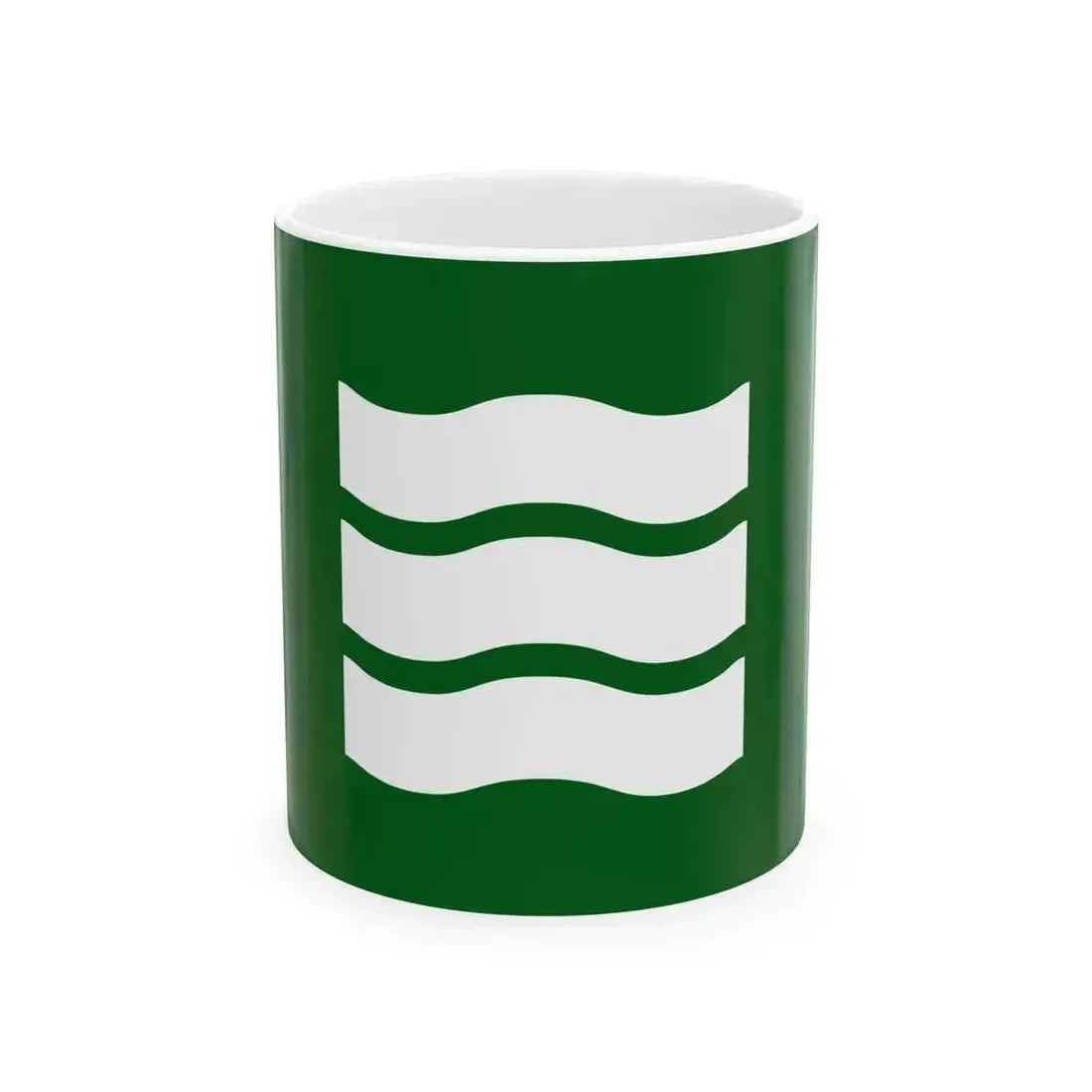 Flag of Hiroshima Hiroshima Japan - White Coffee Mug 11oz - Go Mug Yourself
