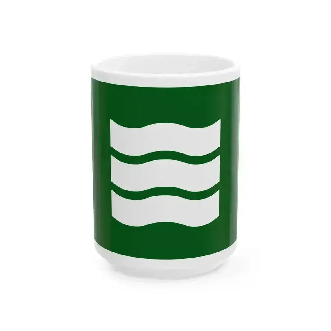 Flag of Hiroshima Hiroshima (Japan) White Coffee Mug 15oz - Go Mug Yourself