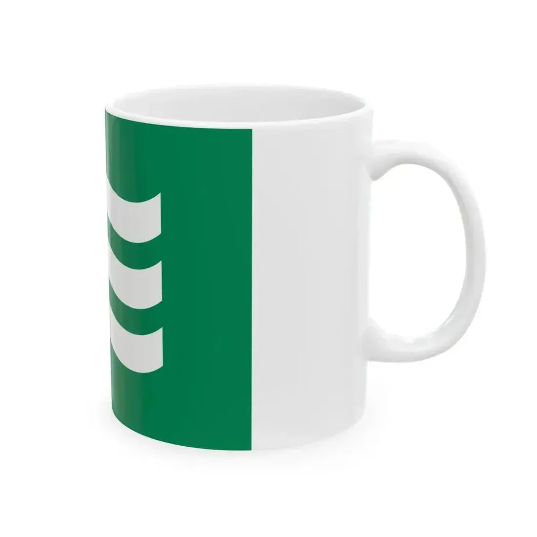 Flag of Hiroshima Hiroshima variant (Japan) White Coffee Mug - Go Mug Yourself