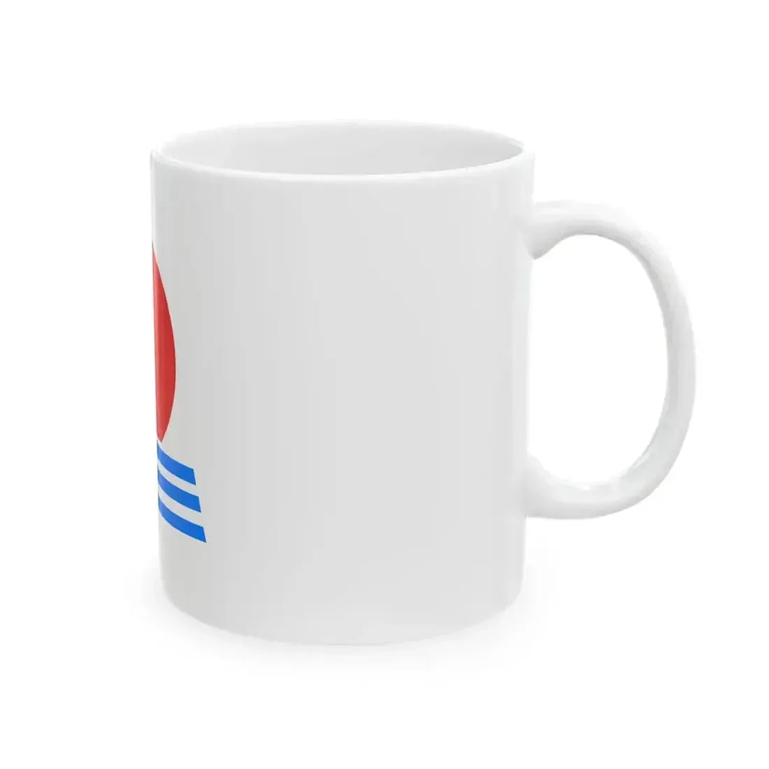 Flag of Hiroshima Hokkaido 1934-1969 (Japan) White Coffee Mug - Go Mug Yourself