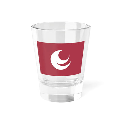 Flag of Hiroshima Prefecture (Japan) Shot Glass 1.5oz 1.5oz - Go Mug Yourself