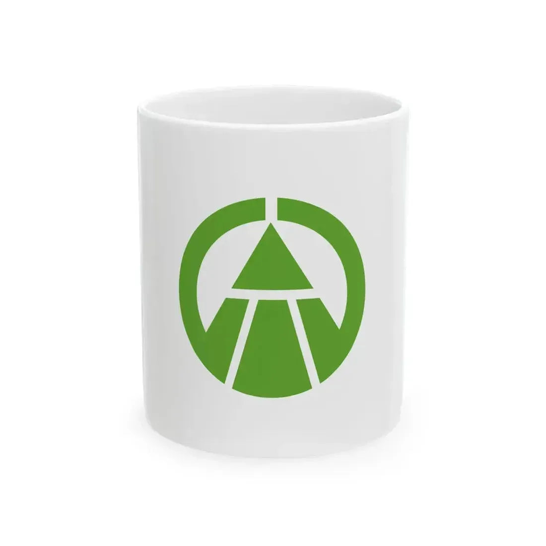 Flag of Hirukawa Niigata 1975-2005 (Japan) White Coffee Mug 11oz - Go Mug Yourself