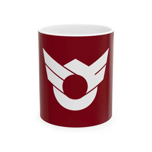 Flag of Hishikari Kagoshima 1966-2008 (Japan) White Coffee Mug 11oz - Go Mug Yourself