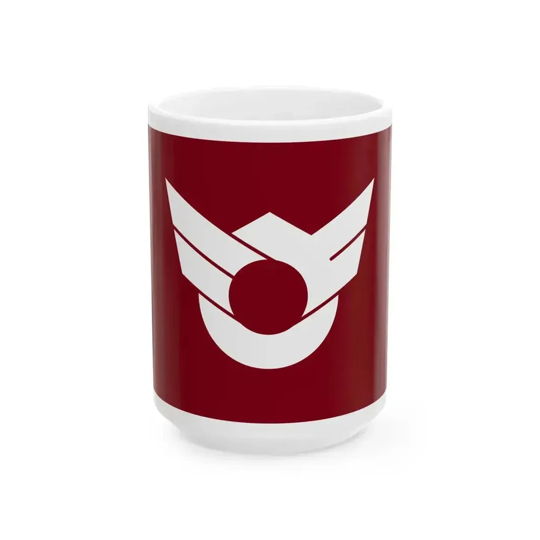 Flag of Hishikari Kagoshima 1966-2008 (Japan) White Coffee Mug 15oz - Go Mug Yourself