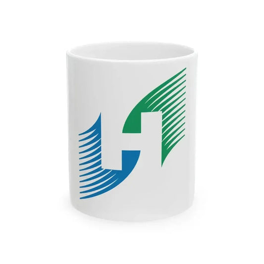 Flag of Hitachinaka Ibaraki (Japan) White Coffee Mug 11oz - Go Mug Yourself