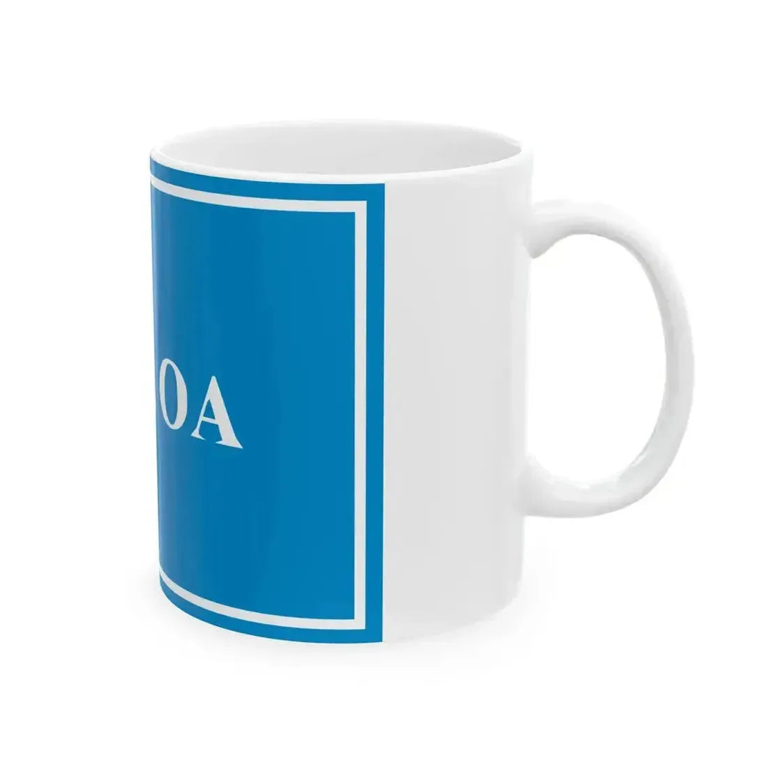 Flag of Hiva-Oa (France) White Coffee Mug - Go Mug Yourself