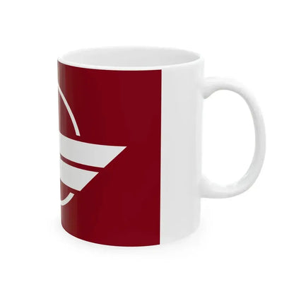 Flag of Hizen Saga 1967-2005 (Japan) White Coffee Mug - Go Mug Yourself