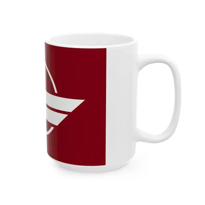 Flag of Hizen Saga 1967-2005 (Japan) White Coffee Mug - Go Mug Yourself