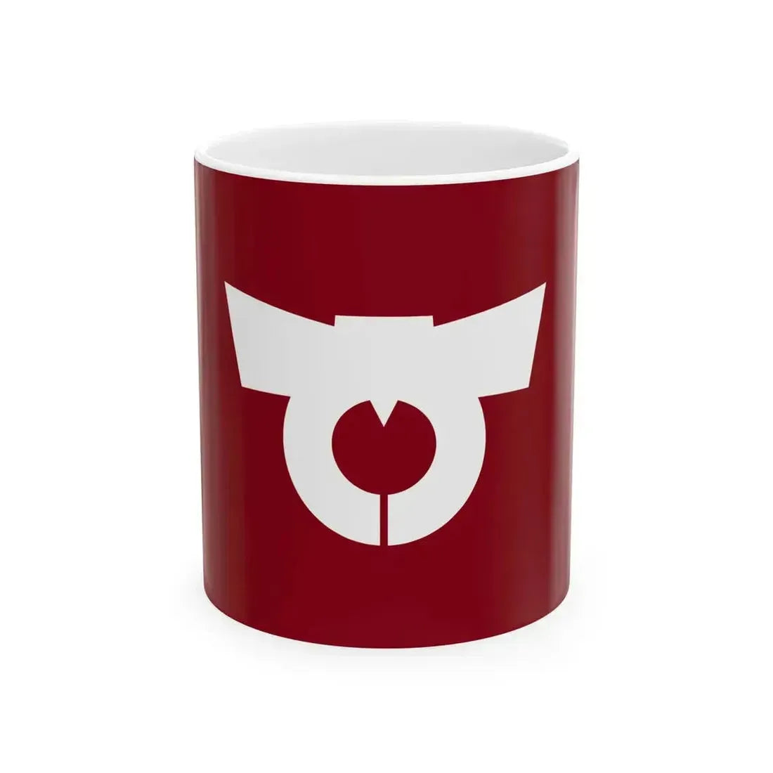 Flag of Hobara Fukushima 1957-2006 (Japan) White Coffee Mug 11oz - Go Mug Yourself