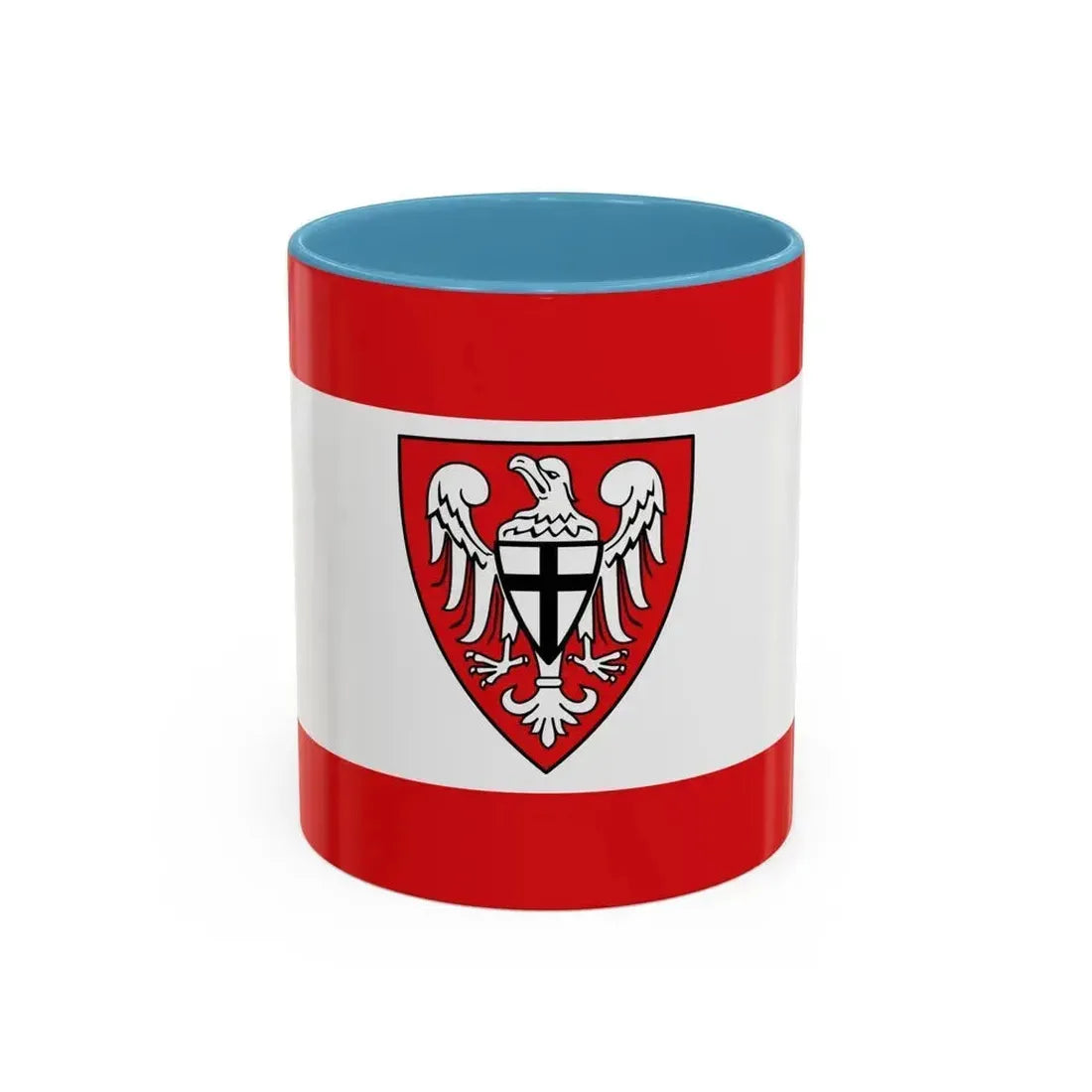 Flag of Hochsauerlandkreis Germany - Accent Coffee Mug 11oz Light Blue - Go Mug Yourself