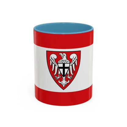 Flag of Hochsauerlandkreis Germany - Accent Coffee Mug 11oz Light Blue - Go Mug Yourself