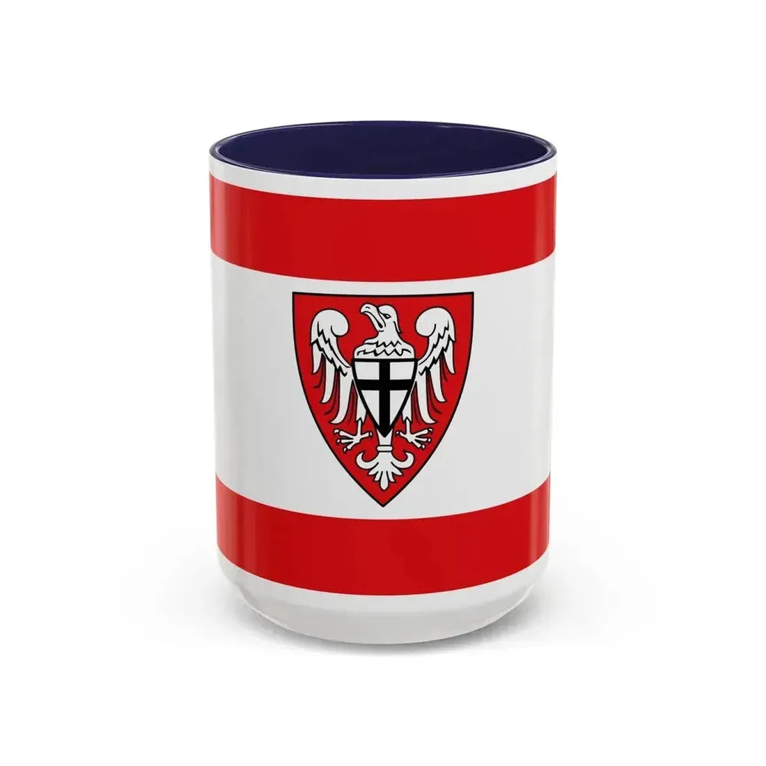 Flag of Hochsauerlandkreis Germany - Accent Coffee Mug 15oz Navy - Go Mug Yourself