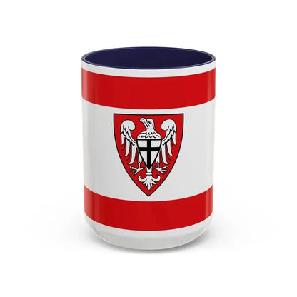 Flag of Hochsauerlandkreis Germany - Accent Coffee Mug 15oz Navy - Go Mug Yourself