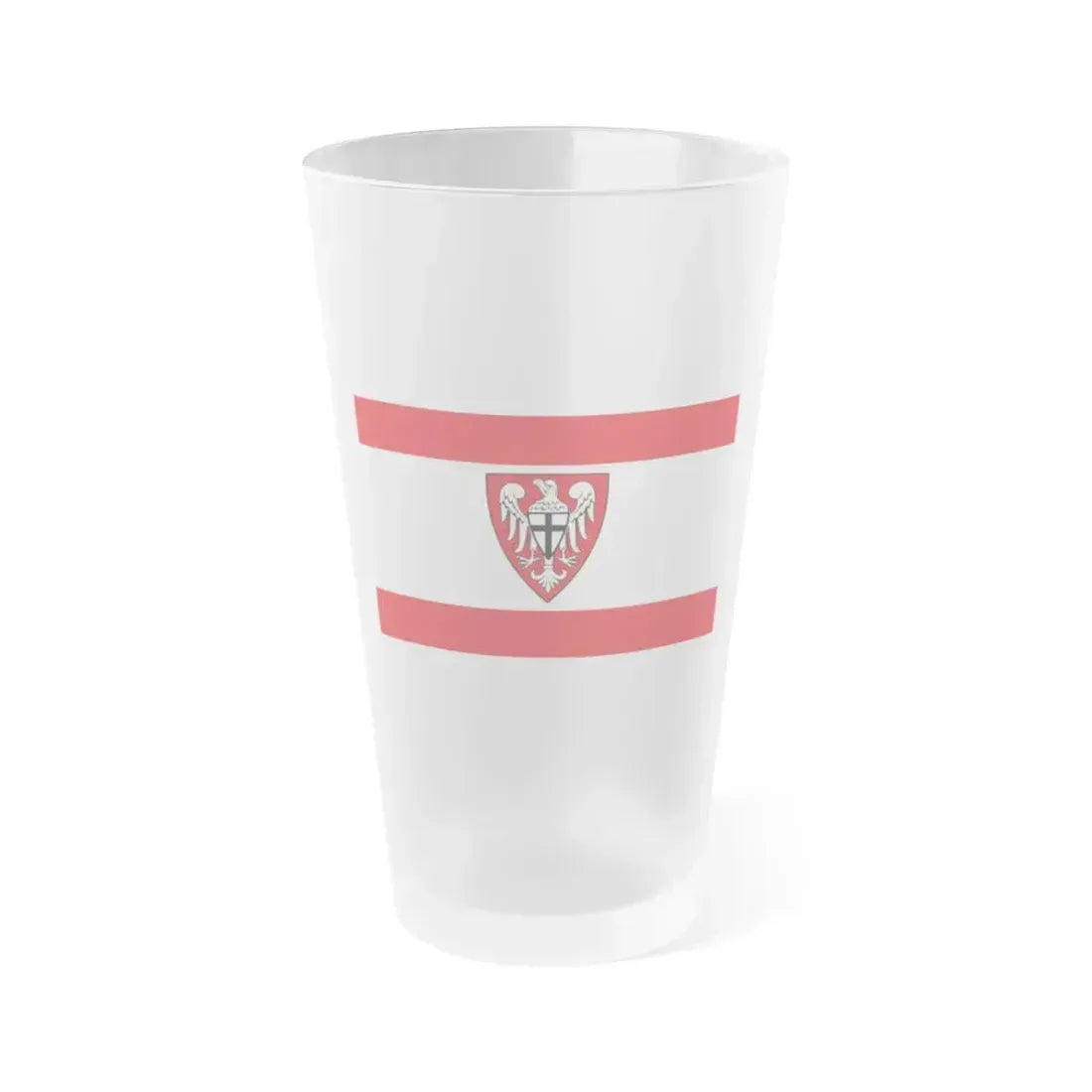 Flag of Hochsauerlandkreis Germany - Frosted Pint Glass 16oz 16oz Frosted - Go Mug Yourself