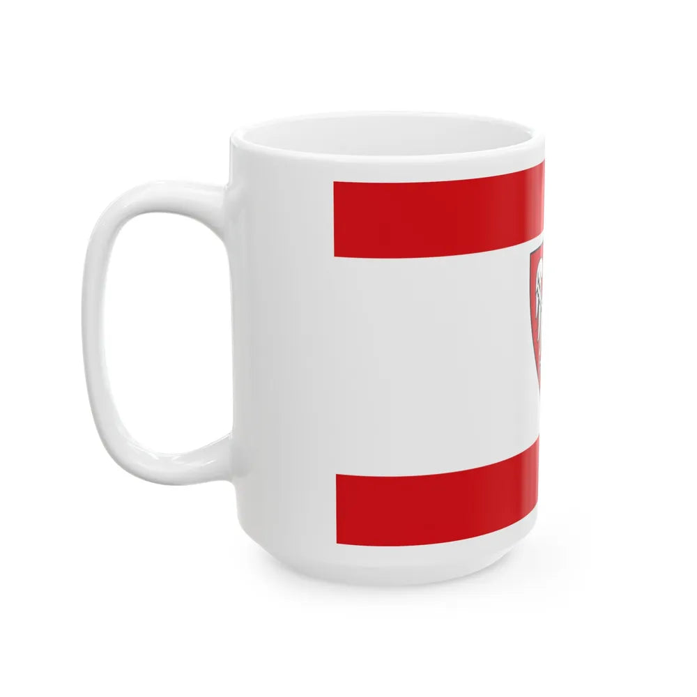 Flag of Hochsauerlandkreis Germany - White Coffee Mug-Go Mug Yourself