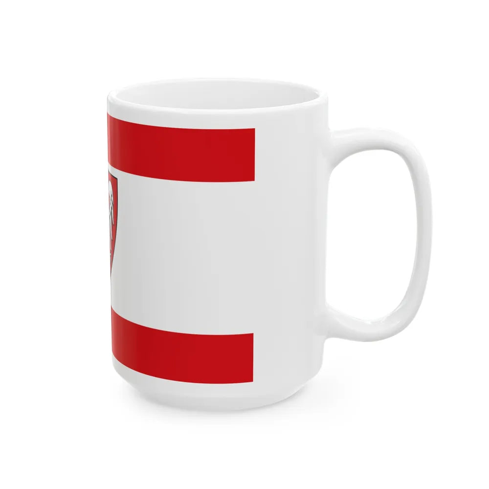 Flag of Hochsauerlandkreis Germany - White Coffee Mug-Go Mug Yourself