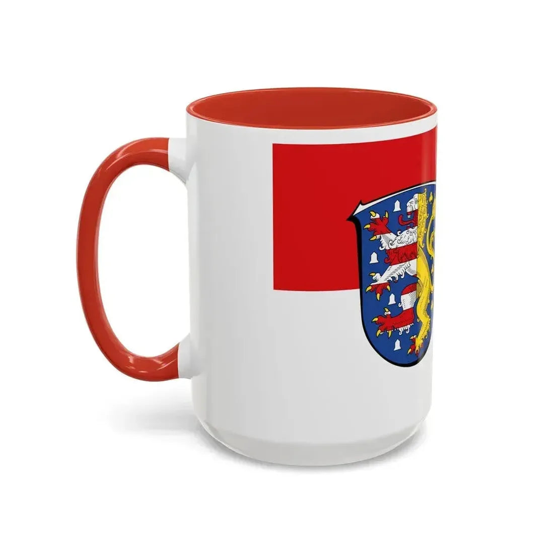 Flag of Hochtaunuskreis Germany - Accent Coffee Mug - Go Mug Yourself