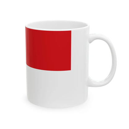 Flag of Hochtaunuskreis Germany - White Coffee Mug-Go Mug Yourself