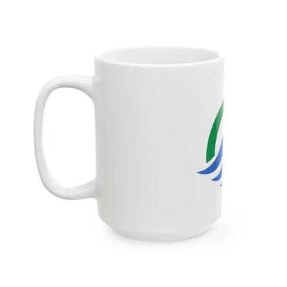 Flag of Hodatsushimizu Ishikawa (Japan) White Coffee Mug - Go Mug Yourself