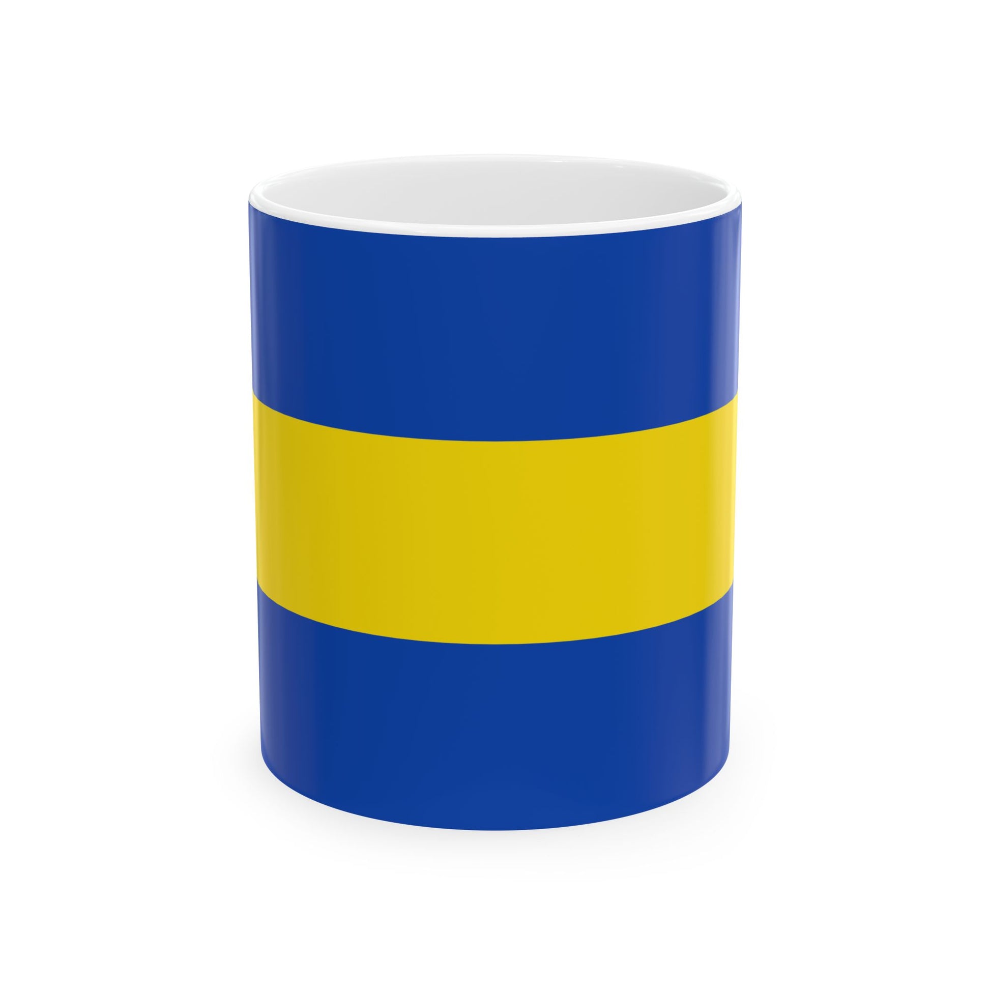 Flag of Hoegaarden Belgium (Belgium) White Coffee Mug-11oz-Go Mug Yourself