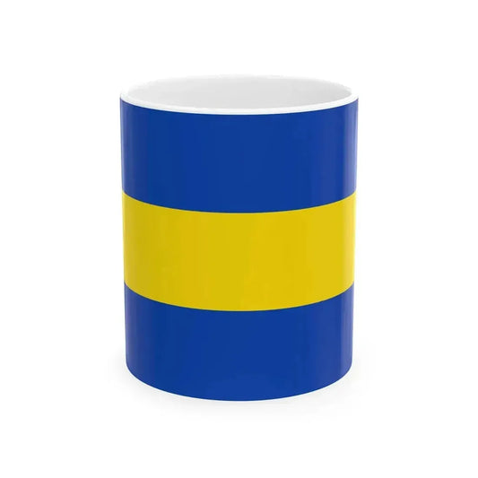 Flag of Hoegaarden Belgium (Belgium) White Coffee Mug 11oz - Go Mug Yourself