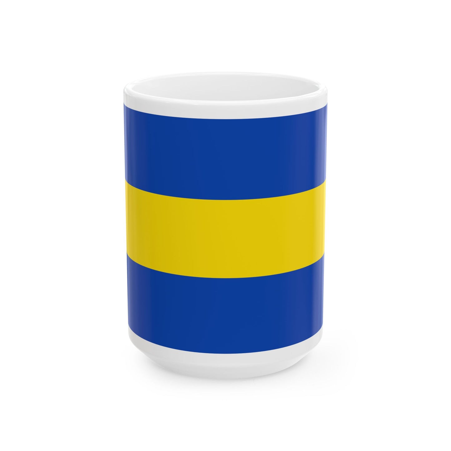 Flag of Hoegaarden Belgium (Belgium) White Coffee Mug-15oz-Go Mug Yourself