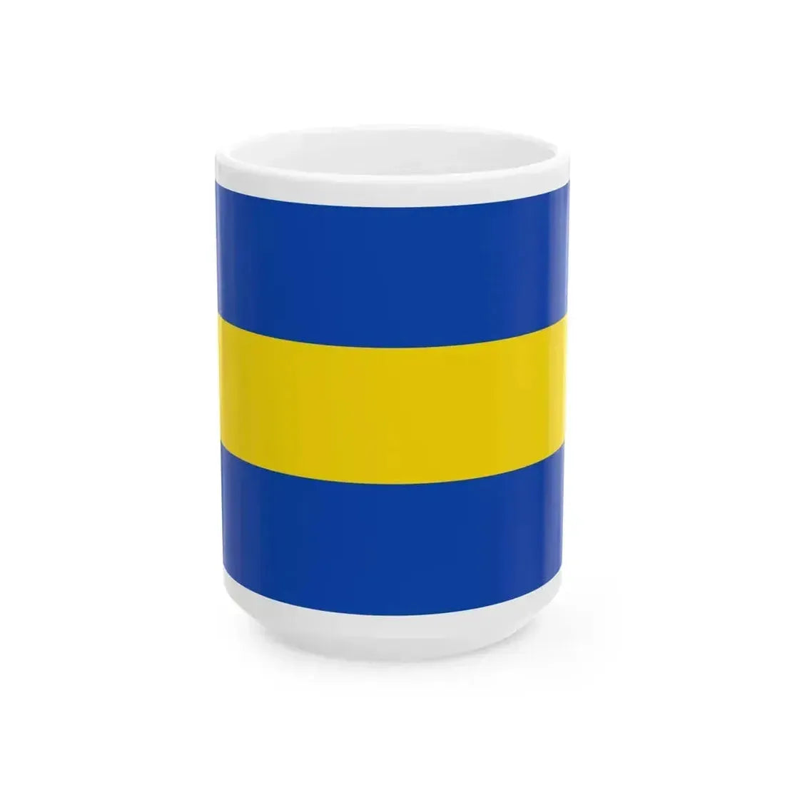 Flag of Hoegaarden Belgium (Belgium) White Coffee Mug 15oz - Go Mug Yourself