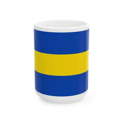 Flag of Hoegaarden Belgium (Belgium) White Coffee Mug 15oz - Go Mug Yourself