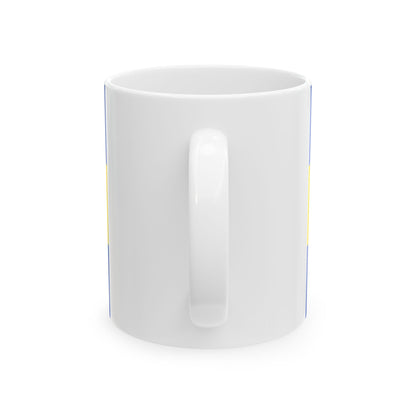 Flag of Hoegaarden Belgium (Belgium) White Coffee Mug-Go Mug Yourself