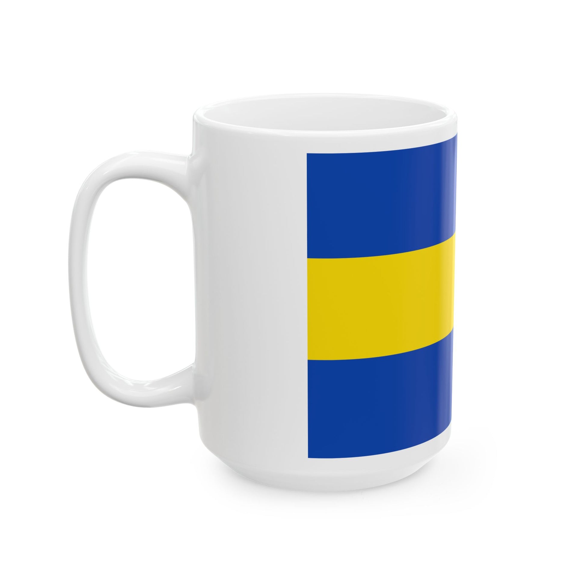 Flag of Hoegaarden Belgium (Belgium) White Coffee Mug-Go Mug Yourself