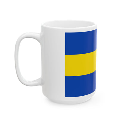 Flag of Hoegaarden Belgium (Belgium) White Coffee Mug-Go Mug Yourself